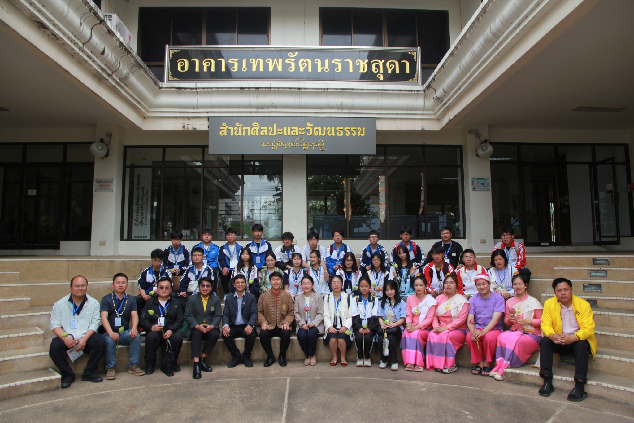 ภาพประกอบ: ต้อนรับคณะอาจารย์และนักศึกษาโครงการความร่วมมือจากบริษัท Yunnan Xin Juren Education Management